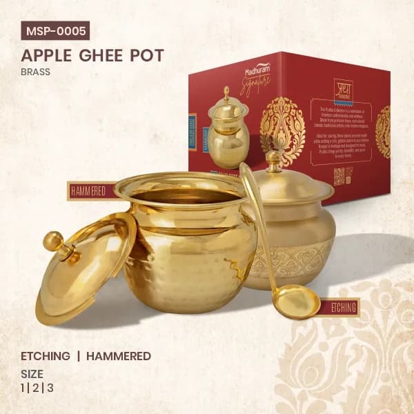Apple Ghee Pot — image 1